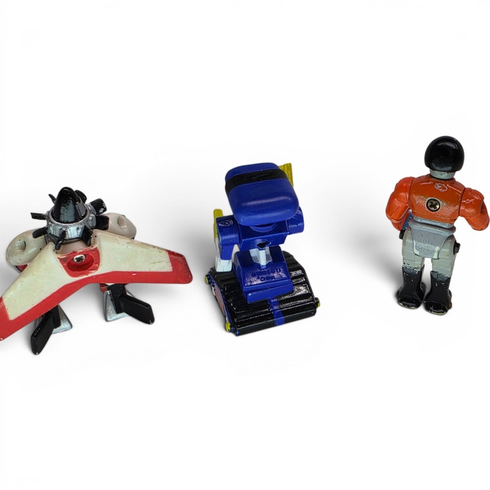 Vintage 1993 Galoob Micro Machines Z-Bots Series 2 Airborg Redwing Stunnor Lot - Picture 5 of 10